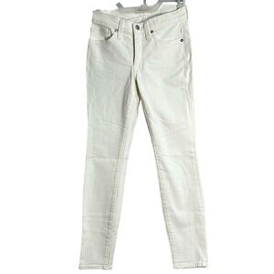 Madewell HIgh Rise Skinny‎ Jeans Womens Size 24S White